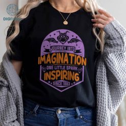 Disney Cute Figment Imagination Shirt, Figment One Little Spark of Inspiration PNG, Epcot World Tour Png, Figment One Little Spark Png, Epcot Festival 2024, Disneyland
