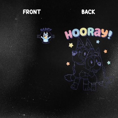 Retro Bluey Hooray PNG | Bluey and Bingo Sweatshirt | Let’s Do This Shirt | Bluey Lovers Tee | Kids & Toddler Family Shirt