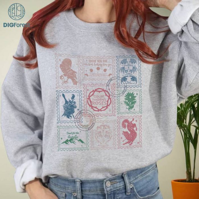 Acotar The Bat Boys Doodle Art PNG,Vintage Acotar Bookish Sweatshirt,The Night Court Tee, A Court of Thorn and Roses Rhysand Shirt