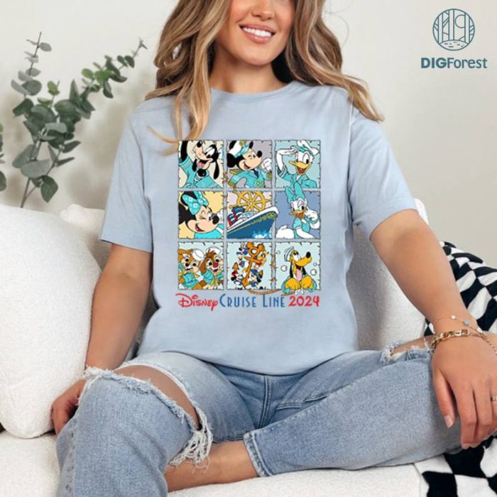 Disneyland Cruise Line 2024 PNG, Mickey And Friends Cruise Shirt, Disneyland Cruise Family Shirts, Disneyland Mickey Pirates Shirt