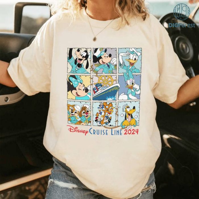 Disneyland Cruise Line 2024 PNG, Mickey And Friends Cruise Shirt, Disneyland Cruise Family Shirts, Disneyland Mickey Pirates Shirt