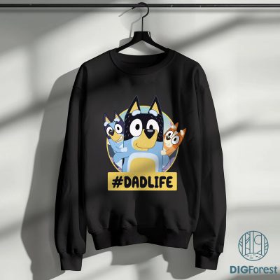 Bluey Bandit Dad Life Shirt | Bluey Father’s Day PNG | Bandit Heeler Dad PNG | Bluey Family Dad Life Design | Gift for Dad