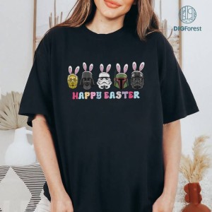 Baby Yoda Easter Day Png | Bunny Star Wars | Funny Bunny Tee | Happy Easter Day Aesthetic | Easter Design Png | Instant Download