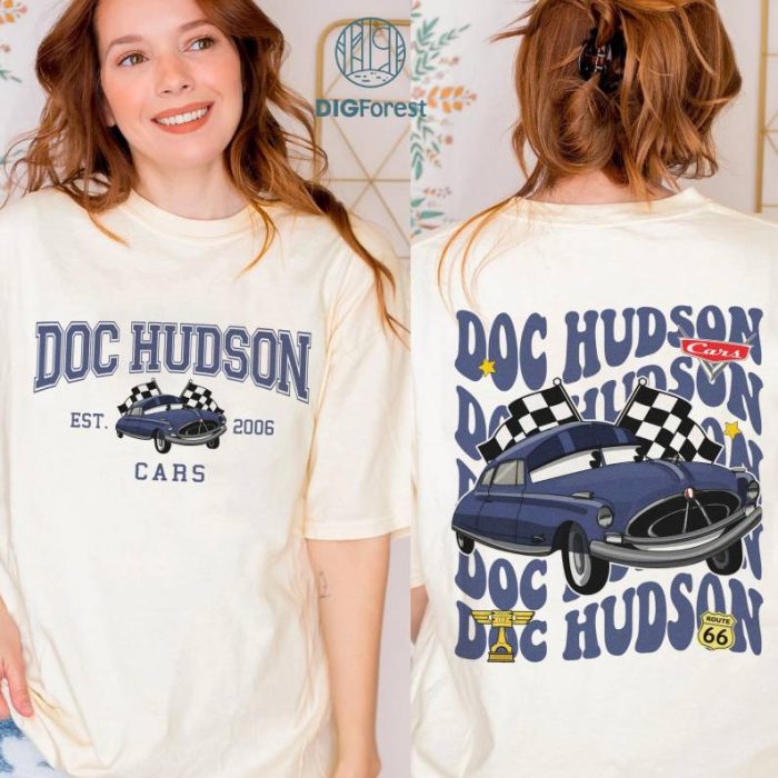 Digital Download Download | Disney Doc Hudson Shirt Download | Cars Movie PNG | Racing Cars Digital Download | Doc Hudson PNG | Cars Land PNG