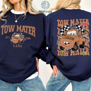 Instant Download | Disney Tow Mater Shirt Download | Cars Movie PNG | Racing Cars Digital Download | Tow Mater PNG | Sublimation Download