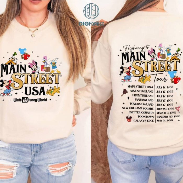 Disney Mickey and Friends Shirt Download | Instant Download | Mickey and Minnie Mouse Shirt PNG | Mickey and Friends Clippart | Disneytrip PNG