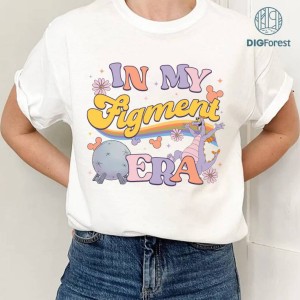In My Figment Era Png, Figment est 1983 Png, One Little Spark Png, Retro Walt Disneyworld Shirt, Disneyland Castle, Epcot Figment Png File