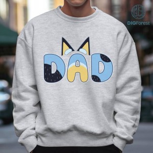 Vintage Bluey Bandit Dad Png | Bluey Family Shirt | Gifts for Dad | Cool Dads Club Shirt | Bluey Bandit Shirt | Bluey Kids Shirt | Digital Download