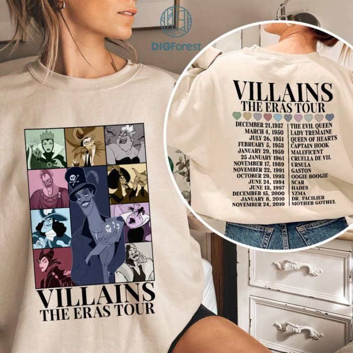 Disneyland Villains Dr Facilier Eras Tour Shirt, Disneyland Dr Facilier Villains PNG, Maleficent Ursula Evil Queen Shirt, WDW Shirt