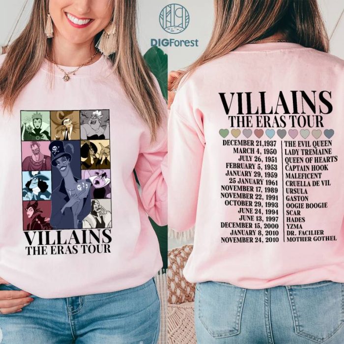 Disneyland Villains Dr Facilier Eras Tour Shirt, Disneyland Dr Facilier Villains PNG, Maleficent Ursula Evil Queen Shirt, WDW Shirt