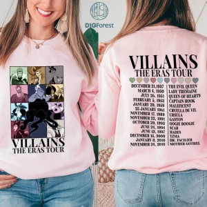 Disneyland Villains Ursula Eras Tour PNG, Disneyland Ursula Villains Shirt, Maleficent Evil Queen Shirt, Villain Squad Shirt, WDW Shirt