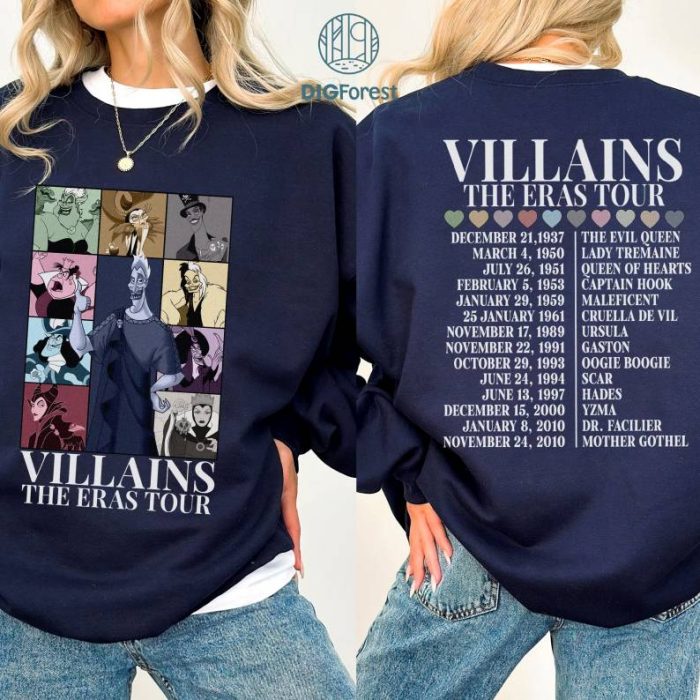 Disneyland Villains Hades Eras Tour PNG, Disneyland Villains Hades Shirt, Maleficent Ursula Shirt, Villain Squad Shirt, WDW Shirt