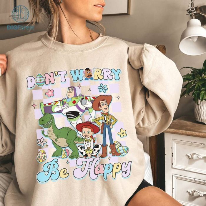 Disney Toy Story Friends Easter Shirt, Don't Worry Be Hoppy Shirt, Disneyland Easter Family Shirs, Disneyland Trip Shirt, Disneyworld Easter Tee