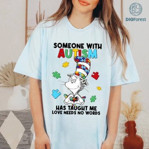 Love needs no words Autism shirt, Dr Seuss Autism Awareness, Love needs no words Shirt, Autism Awareness png, Autism ribbon png, sublimate designs download