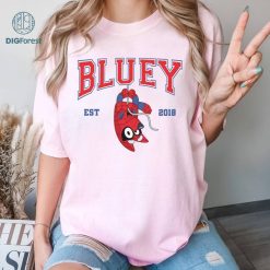 Bluey Spiderman Brave Strong Loved Shirt | Bluey Spider Man Shirt | Bluey And Bingo Shirt | Bluey Family Shirt | Blue Dog Shirt