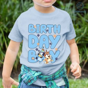 Bluey Bingo Birthday Sweatshirt, Personalized Bluey Birthday Shirt, Bluey Birthday Girl Shirt, Bluey Birthday Boy Tee, Bluey Birthday Party
