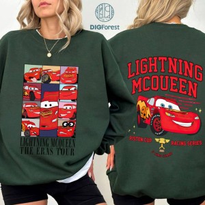 Instant Download | Disney Lightning McQueen Shirt Download | Cars Movie PNG | Racing Cars Digital Download | Lightning McQueen Sublimation Download
