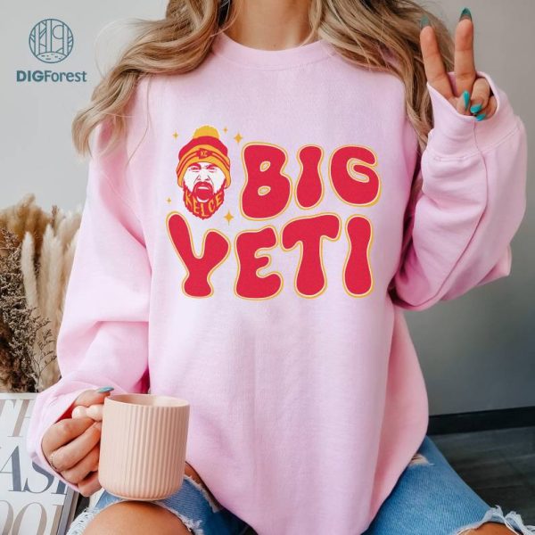 Big Yeti Shirt, Big Yeti 2024 Shirt, Kelce Swift, Travis Kelce Big Yeti Shirt, Retro Travis Kelce Shirt, Big Yeti Png, Digital Download