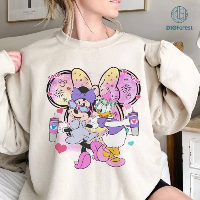 Disney Daisy and Minnie Besties Shirt | Mickey and Friends Shirt | Couple Matching Shirt | Disneyland Friends Shirt | Besties Shirt | Daisy Duck