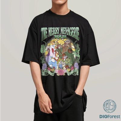 Disney Robin Hood Merry Menagerie Tour Shirt | Vintage Robin Hood Shirt | Merry Menagerie Family Vacation Tee | Disneyland Tour 2025 Shirt