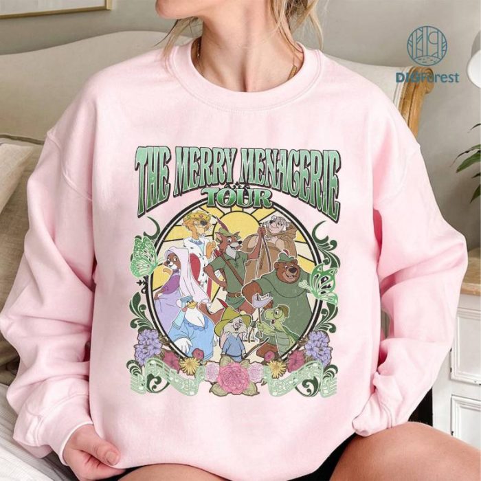Disney Robin Hood The Merry Menagerie Tour Shirt, Vintage Robin Hood Shirt, Robin Hood Merry Menagerie Shirt, Disneyland Family Vacation Shirt