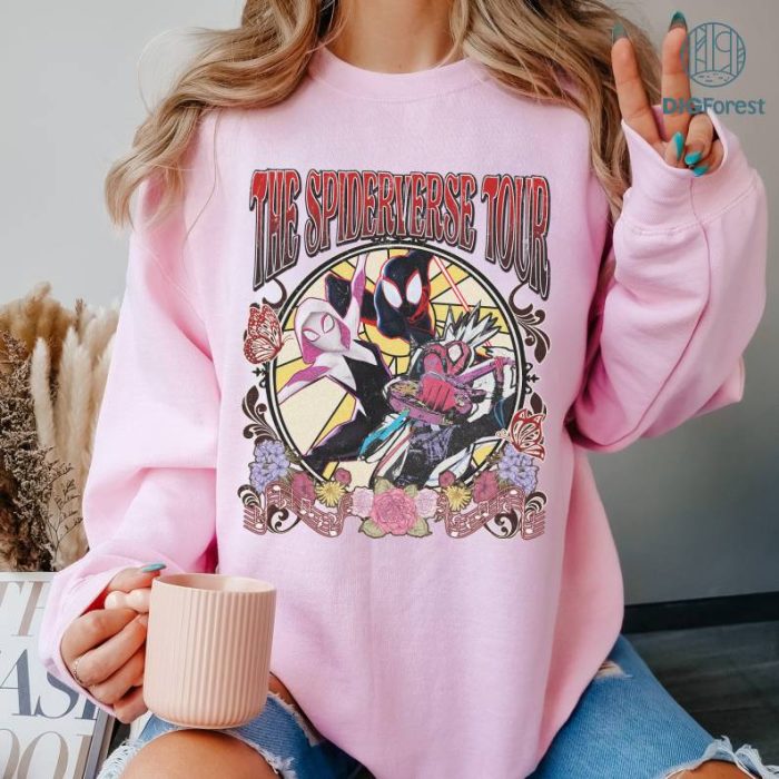 The Spiderverse Tour Shirt | Spiderman Shirt | Spiderman Across The Spiderverse | Spider Gwen Shirt | Spider Punk | Super Heroes Shirt