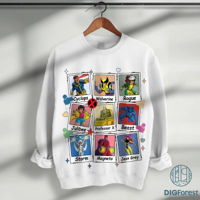 X-men Polaroid Portrait Shirt, Storm Jean Grey Wolverine Cyclops Shirt, X-men Shirt, Superhero Shirt, Birthday Gifts X-men Polaroid Portrait Shirt, Storm Jean Grey Wolverine Cyclops Shirt, X-men Shirt, Superhero Shirt, Birthday Gifts