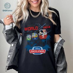 Disney Mickey And Friends Skyliner Sweatshirt, See The World From Above, Disneytrip Shirt, Family Trip 2024 Shirt, Mickey Minnie Goofy Pluto