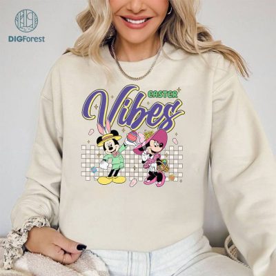 Disney Mickey Minnie Easter Egg Shirt, Disney Easter Day, Disney Characters Happy Easter Shirt, Disney Family Easter, Disneyland Easter Shirt