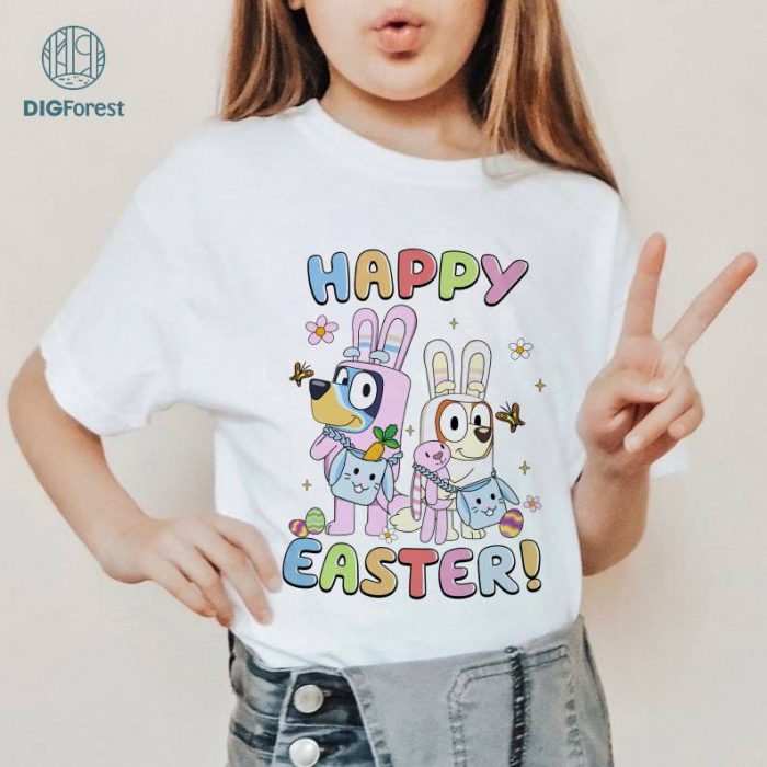 Happy Easter Png, Blue Dogs Easter Shirt, Easter Bunny Png, Easter Eggs Png, Easter Rabbit Png,Easter Day Png, Easter Vibes Png,Magical Easter