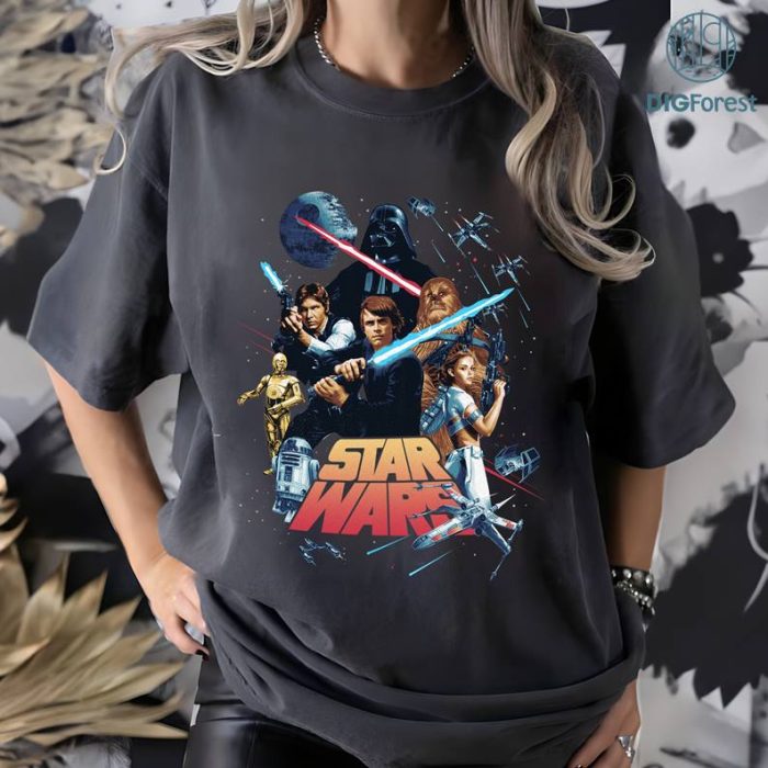 Disney Retro Disneyland StarWars Shirt, Vintage Starwars 90s Shirt, Disneytrip Shirt, Starwar Fan Shirt, Starwar Bootleg Tee, Movie Fan Shirt