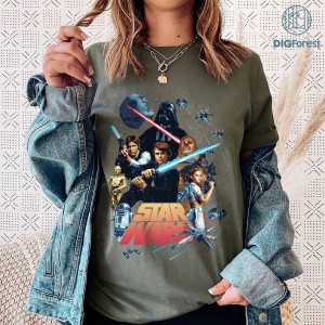 Disney Retro Disneyland StarWars Shirt, Vintage Starwars 90s Shirt, Disneytrip Shirt, Starwar Fan Shirt, Starwar Bootleg Tee, Movie Fan Shirt