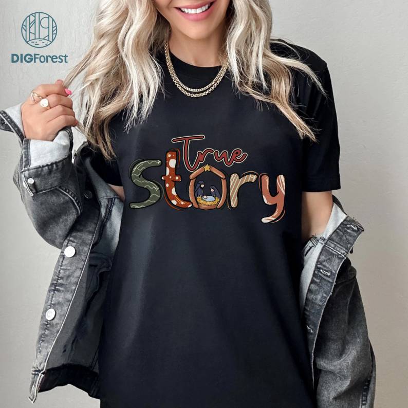 Retro True Story Easter Png, True Story Png, Happy Easter Shirt, Christian Clipart, Jesus Png Design, Christmas Png, Funny Easter Png