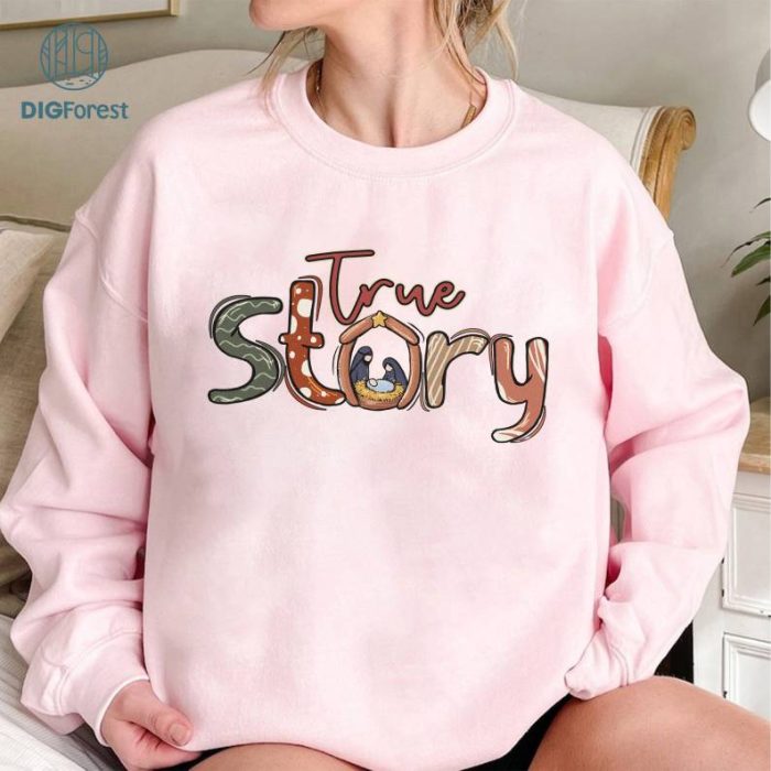 Retro True Story Easter Png, True Story Png, Happy Easter Shirt, Christian Clipart, Jesus Png Design, Christmas Png, Funny Easter Png