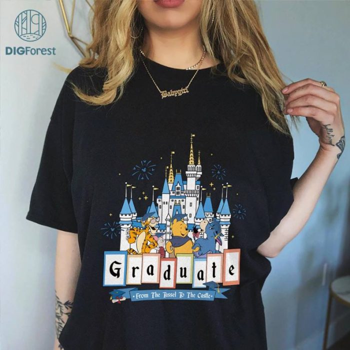 Disney Pooh and Friends Graduation Trip 2024 Png | Class Of 2024 Shirt| Graduate Shirt Png | Disneyland Graduation 2024 | Disneyland Class Of 2024