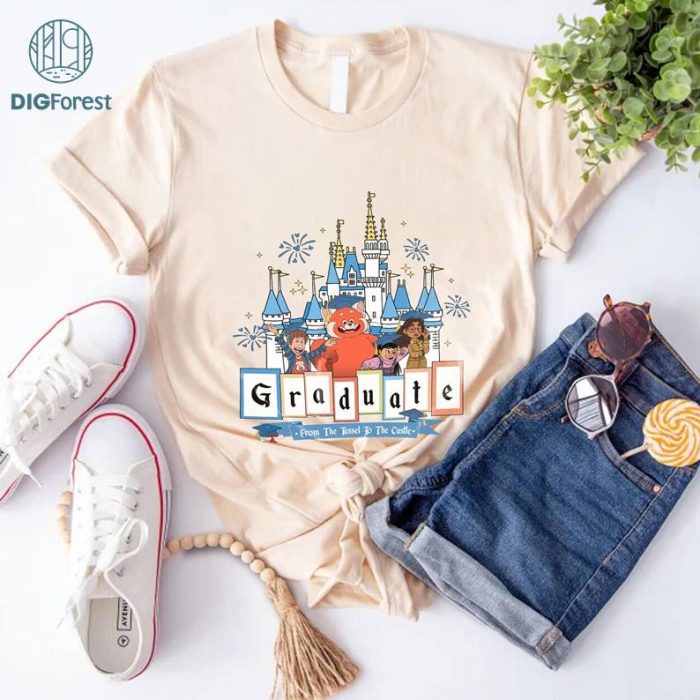 Disney Turning and Red Graduation Trip 2024 Shirt | Class Of 2024 Png | Graduate Shirt Png | Disneyland Graduation 2024 | Disneyland Class Of 2024