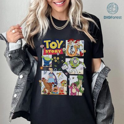 Disney Toy Story PNG | Toy Story Character Shirt | Bo Peep Buzz Lightyear Shirt | Toy Story Family Matching Shirt | Woody Shirt