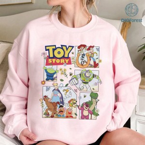 Disney Toy Story PNG | Toy Story Character Shirt | Bo Peep Buzz Lightyear Shirt | Toy Story Family Matching Shirt | Woody Shirt