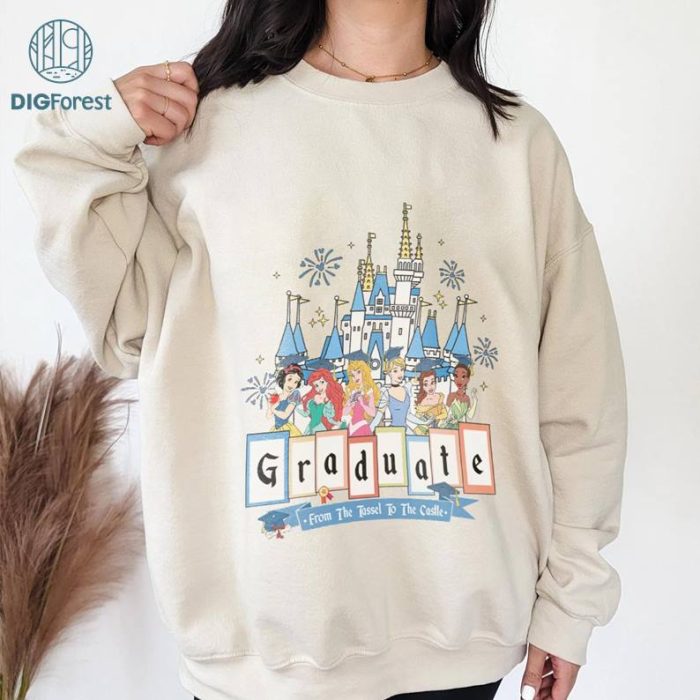 Disneyland Princess Graduation Trip 2024 Shirt| Class Of 2024 Png | Disneyland Graduation 2024 | Disneyland Class Of 2024