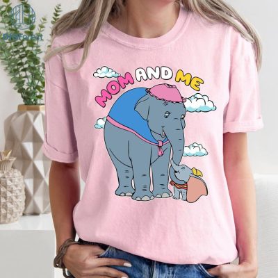 Disney Dumbo Elephant Mom and Me Digital PNG | Cute Disneyland Dumbo Elephant For Mom and Me | Gift Ideas For Mother Day
