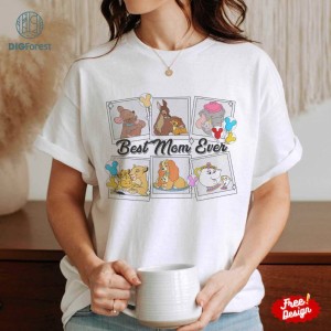 Disneyland Best Mom Ever PNG, DisneyMom Shirt, Mother's Day Gift Shirt, Disneyland Family Shirt, Mama Shirt, Gift For Mom, Gift For Mama