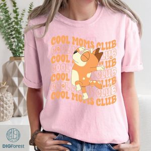 Bluey Cool Mom Club PNG Download, Bluey Dad Bluey Mom Shirt, Bluey Family Png, Gift For Mothers Day, Gift for Fathers Day