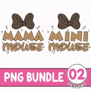 Disney Mama Mini Png, Mama Png, Mini Png, Matching Mother Daughter Png, Mama And Mini Png, Retro Mama Png, Mothers Day Gift, Digital Download