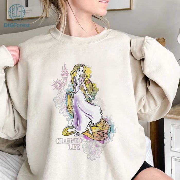 Disney Vintage Rapunzel Shirt | Tangled Shirt | Rapunzel Princess Sweatshirt | Disneyland Princess Shirt | Family Matching Shirt | Princess Shirt