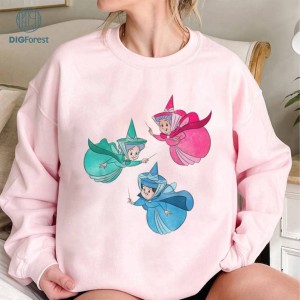 Disney Sleeping Beauty Good Fairies Shirt | Flora Fauna Merryweather Shirt | Fairy Shirt | Sleeping Beauty | Princess Aurora Shirt
