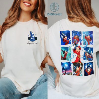 Disney Vintage Mickey Fantasia Sorcerer PNG, Vintage Disneyland Mouse Shirt, Fantasmic Mickey Shirt, Magic Kingdom Shirt, Mickey Sorcerer