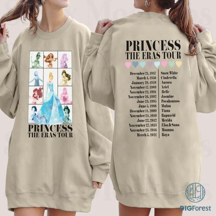 Disney Cinderella Eras Tour Shirt| Princess The Eras Tour png Download | Cinderella png | File Download