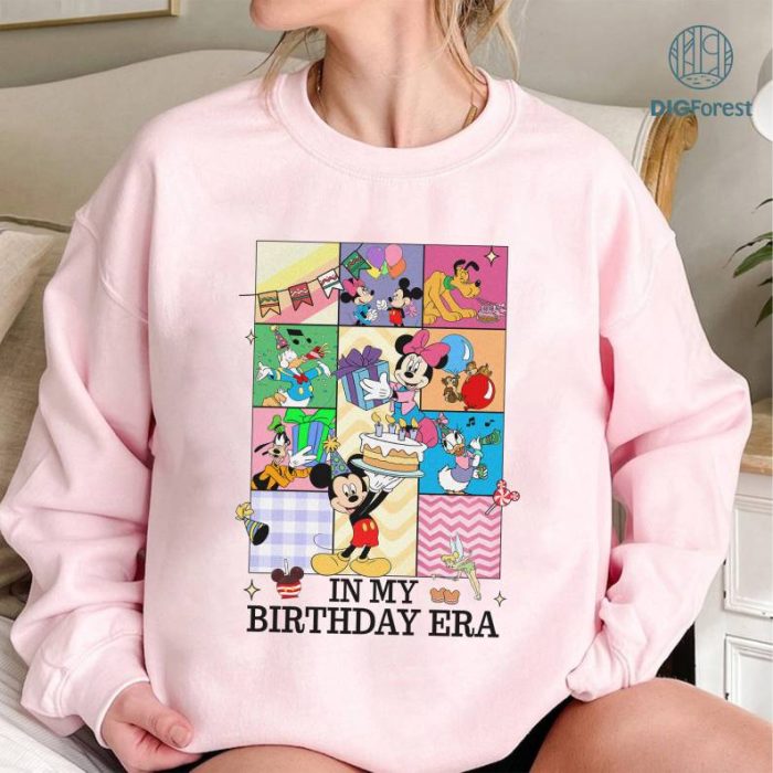 Disney In My Birthday Era Shirt | Mickey and Friends Birthday Shirt | Mickey Mouse Shirt | Mickey and Friends Squad Shirt | Family Shirt