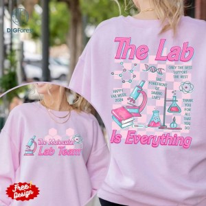 Personalized Lab Group Shirt, Medical Lab Science PNG, Lab Tech Shirt, Lab Scientist, Pathology Gift, Lab Week 2024, The Lab Is Everything Shirt