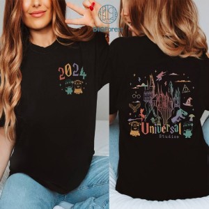 Personalized Universal Studios 2024 PNG| Disneyland Universal Studios Shirt | Family Trip Vacation Shirt | Universal Studios Shirt
